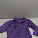 Mens Wrinkle Free Dress Shirts Regular Fit Long Sleeve Non Iron Business Casual Wedding Stretch Button Down Shirt (Large, Purple)