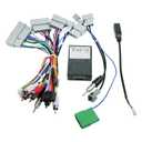 16pin Car Radio Stereo Power Retrofit Wiring Harness Cable Adapter Fit for Honda Civic 1.5T 2016-2021 CRV CR-V 2017-2022 Breeze 2020 Support Factory Camera Steering Wheel Control USB and AUX