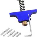 Propeller Puller Aluminum Alloy Removal Tool Props Remover with Replacement Ejector Pins for RC FPV Drone BetaFPV Air65 75 (Blue)