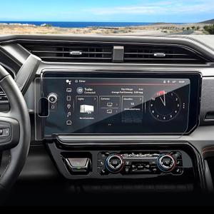 Anti-Glare Matte Screen Protector for 2022-2025 2026 GMC Sierra 1500 (AT4/AT4X/Denali/Denali Ultimate), 9H Tempered Glass 2023 2024 Sierra 1500/2500HD/3500HD Accessories Anti-Fingerprint 13.4"