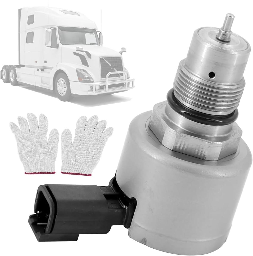 Fuel Pressure Relief Control Valve Compatible with Volvo Truck VNL 2012-2022 VNR 2018-2022 Engine D13 & Mack MP8, Common Rail Overflow Sensor VOE22720232 22720232 72100473 7422720232