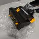 Melnor 65131AMZ MiniMax Turbo Oscillator Sprinkler, 4000 sq. ft., 4-Way Adjustable, Quick Connect Bundle, Black, Yellow