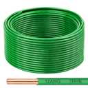 THHN Wire 12 Gauge 100 FT, 12 AWG Solid OFC Copper Electrical Building Wire with Nylon Jacket PVC Insulation, Rated 600V for Residential, Industrial, CNC, Ground (12 Gauge, Green)