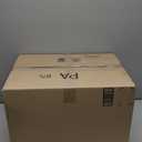 Lunarable Geometric Chair Cushion Pads Set of 8, Grid with Dots of The Different Size from Bigger to The Smaller Image Pattern, Anti-Slip Seat Padding for Kitchen & Patio, 16"x16", Grey White