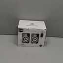 SOULION 2.0 Computer Speakers, 10W USB-Powered Bluetooth Wired PC Speakers with Easy-Control Pod for Desktop, Tiny Desk Soundbar with 5 Mirror-Like LED Light Modes for Monitor Laptop - Black