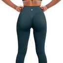 SUUKSESS Women Seamless Workout Sets Strappy Sports Bra High Waist Booty Leggings Outfits (Green, M)