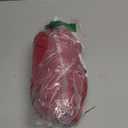 LookbookStore Women Casual Crewneck Mesh Panel 3/4 Bell Sleeve Loose Tunic Dress (Large, Savvy Red)