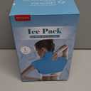 Comfytemp Ice Pack for Neck Shoulders Pain Relief, Resuable Large Gel Shoulder Cooling Wrap for Upper Back, Cold Compress Therapy for Cervical Injuries, Recovery Items for Men Women (Small, Sky Blue)