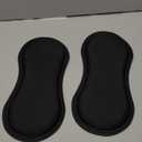 Wehhbtye 2Pcs Post Surgery Lipo Foams, Abdominal Side Compression Board, 11.8'' x 5.5'' Black Lipo Foam Lateral Protector for Post Surgery Recovery Waist Filling Skin Anti-Sagging