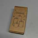 CANDWAX Pure Beeswax Pillar Candles 1.8x3 inch Set of 3-25 Hours Burning Handmade Yellow Candles - Smokeless Pure Bees Wax Candle Home Décor