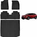 Floor Mats & Trunk Mat for All-New 2025 Cadillac Optiq TPE All Weather Protection 2 Rows Car Floor Liners with Cargo Liner Accessories