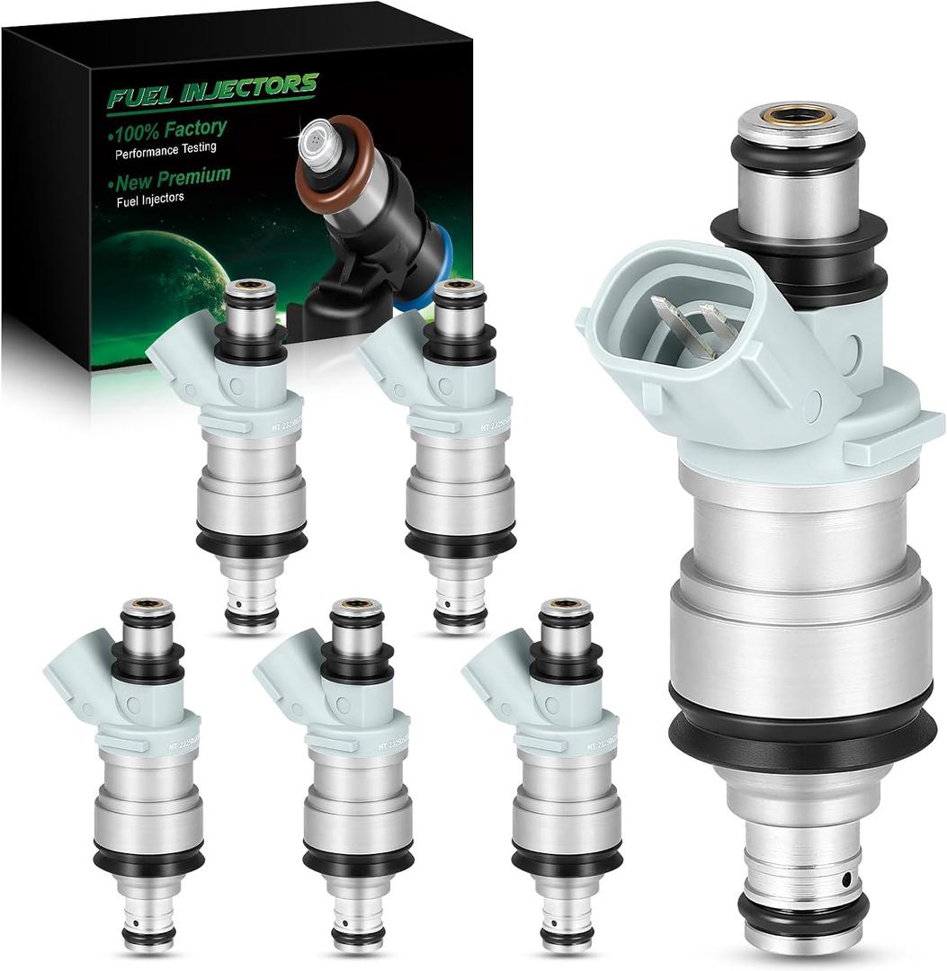 Fuel Injector 23250-62030 Fit for:-Toyota 1992-1993 Camry, 1997-1998 4Runner, 1995-1998 Tacoma, 1995-1998 T100 for:-Lexus 1992-1993 ES300 3.0L 3.4L OE# 23250-62030 842-12183 (Set of 6)