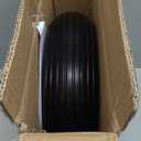 Wheelbarrow Wheel 4.00-6 tire 13"Flat Free Wheelbarrow Tires, Solid Wheel barrow Wheels and tires Replacement 5/8"3/4" Bearings, 1.75" Center Hub, Fits Garden Cart, Dolly, Hand Truck, Trailer, Wagon