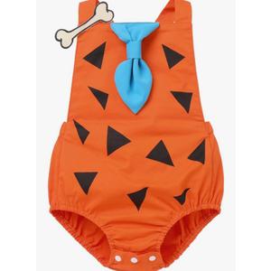 IWEMEK Kids Baby Caveman Costume Historical Stone Age Birthday Outfit Toddler Girls Halloween Cosplay Tutu Dress Photo Shoot, 70