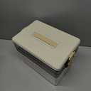 3 Tier Medicine Cabinet Organizer Large Capacity Medicine Organizer, Portable Medicine Box with Handle, Multipurpose Medical Box with Removable Tray, First Aid Boxes Empty, Yellow