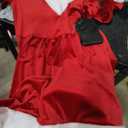 ADOMI Mrs Claus Costume for Women Christmas Costume Santa Dress Adult Hooded 2PCS Santa Clause Outfit Cosplay Suit Holiday M