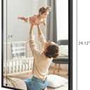 16x24 Inch Poster Frame, Plexiglass, Set of 2, Black Snap Frames, Front-loading Frame, Coating Aluminum Profile, Display Horizontally & Vertically
