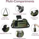 Momcozy Universal Baby Stroller Organizer, 2 Insulated Cup Holder, Detachable Zippered Pocket, Adjustable Shoulder Strap, Large capacity for baby essentials, Compact Design Fits Any Strollers
