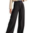 NIMIN High Waisted Work Pants for Women Business Casual Outfits 2026 Office Dress Pants Trousers with Pockets Small