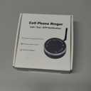 120dB Loud Cell Phone Ringer Amplifier | Red & Blue Flasher for Senior | Hearing Impaired Products | Wireless Speaker Booster for Phone| No Missed Calls