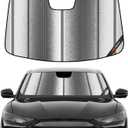 Pigenius Windshield Sun Shade for Ford Mustang Mach-E 2021-2026 Window Sunshade - Metallic