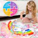 Jigsaw Floor Puzzle Toys for Kids - 70 Piece Large Toddler Puzzles for Kids Ages 3-6 Years Old - Educational Toy Birthday for Girls Boys 3 4 5 6 7 8