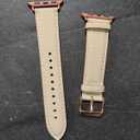 Leather Bands Compatible with Apple Watch Band 38mm 40mm 41mm 42mm(Series 11/10), Genuine Leather Wristband Starp for iWatch SE Series 11 10 9 8 7 6 5 4 3 2 1 Ultra for Women Men