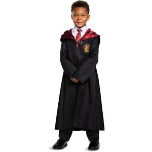 Harry Potter Robe, Official Hogwarts Wizarding World Costume Robes, Classic Kids Size Dress Up Accessory (Small (4-6), Gryffindor)
