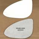 New Replacement Mirror Glass with Full Size Adhesive for 2013-2016 Chevrolet Spark Driver Side View Left LH