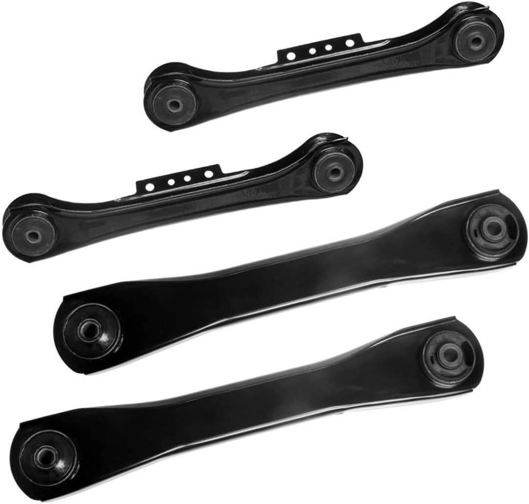 KEYOOG 4Pcs Rear Suspension Kit Control Arm For 1993 1994 1995 1996 1997 1998 Jeep Grand Cherokee K620246 x2 K620245 x2 Upper Lower Driver & Passenger Side Suspension