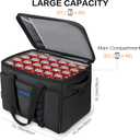 Soft Insulated Cooler Bag Collapsible Large Travel Coolers Soft Sided Coolers Ice Chest, Leakproof, Waterproof