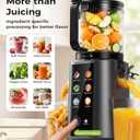 Onelive 6-in-1 Cold Press Juicer Machine for Fruits Veggies Sorbet Nut Milk