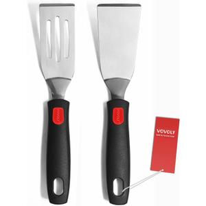 Professional Mini-Serving Spatula Set, Stainless Steel Cutter and Serve Turner for Serving, Flipping or Cooking, Ideal for Brownies, Tiramisu, Cakes, Lasagna or Cookie etc.