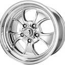 VN450 HOPSTER 15x8, Bolt Pattern: 5x5/, Offset: 0, POLISHED, set of 1
