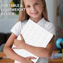 12PCS Dry Erase Boards,9"x12" Double Sided Small Whiteboards with Lines,Students,Education Teacher Classroom,Mini Portable Drawing Learning Lapboards with Colors Pens and Erasers.