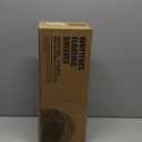 WOPITUES Wood Floating Shelves Set of 6, Shelves for Wall Decor, Farmhouse Shelf for Bedroom, Bathroom Storage Shelves, Book Shelves for Living Room - Rustic Brown (16.5 Inch)