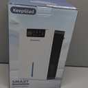 Dehumidifier, 98OZ Dehumidifiers for Home, Humidity Display Dehumidifier for Basement, Auto Shut Off, Silver