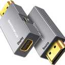 HDMI to Mini DisplayPort Adapter [1 Pack], 4k@60Hz HDMI (Source) to Mini DP (Display) Adapter, Male to Female Converter Compatible with PC, Graphics Card, Laptop, Xbox, PS5