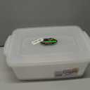 Anbers 16 Quart Clear Latching Storage Containers with Lid, Plastic Storage Box, 2 Packs