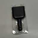 Retractable 120W Fast Car Charger for iPhone with Type C Cables, Bluetooth FM Transmitter Car Adapter Handsfree Call Audio Receiver Radio Transmitter MP3 Player LED Backlit Support USB (Y3)