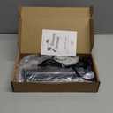 HLauto 1002L Emergency Strobe Traffic Advisor Light Bar: 40 LED Dash Safety Warning Flashing Light, Front/Rear Windshield Visor for Construction Vehicle, Tow/Plow Truck (2x10.7inch, Amber White)