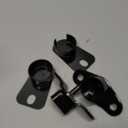 Tailgate Hinge Kit - Compatible with 1992-2000 Chevrolet Chevy GMC C1500, C2500, C3500, C3500HD, K1500, K2500, K3500  Upgraded Metal, Black, OEM 15521579, 15603558, 15691087, 15691088