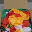 8Ft Christmas Decorations Outdoor Inflatables Giant Santa Claus Stands Under The Lighthouse with Gift Box, Blow Up Built-in LED Lights for Party Outdoor Garden Indoor Yard Lawn