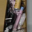 7Pcs Hair Finishing Stick Set with 1Pcs Slick Back Brush,1Pcs Fly Away Stick for Hair,50PCS Bobby Pins,400Pcs Elastic Rubber Bands