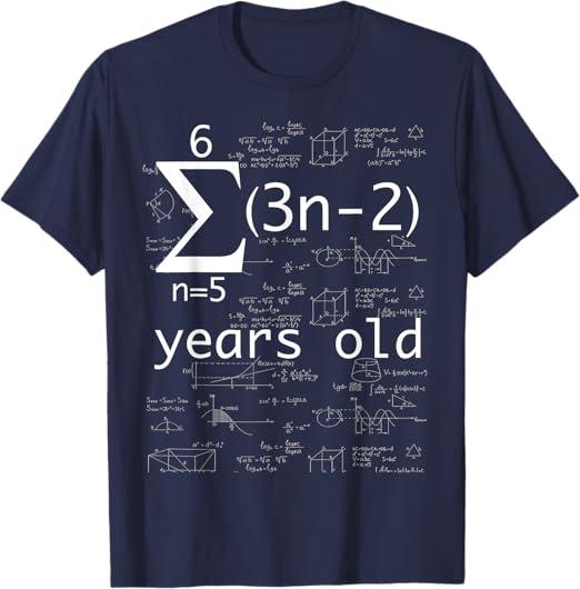 Funny Math Geek 29th Birthday 29 Years Old Shirt For Him Her T-Shirt (Small)