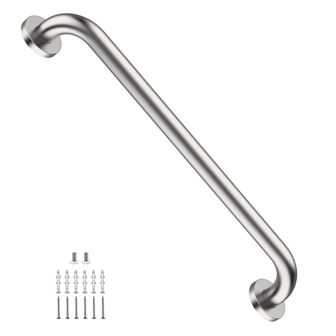 ZUEXT 2 Pack 24 Inch Brushed Nickel Stainless Steel Bath Shower Grab Bar