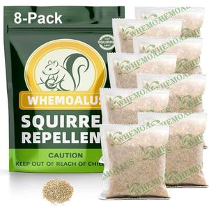 DALIYREPAL Squirrel Repellent Outdoor, Chipmunk Repellent Outdoor,Squirrels Repellent for Garden, Outdoor Squirrels Repellent for Attic, Squirrel Deterrent Mint, Keep Squirrel Away for Plant -8 Packs