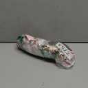 Amazon Essentials Women's Regular-Fit Long-Sleeve Satin Sleep Shirt Only (Pants Sold Separately) (Pale Pink Blush Leopard)