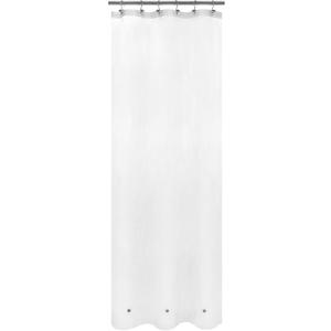 Barossa Design Frosted Stall Shower Curtain Liner with 3 Magnets - 36" x 72", Waterproof PEVA Shower Liner for Small Bathroom Stall, PVC Free, Metal Grommets - Frost, 36X72