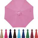 Patio Umbrella 9 ft Replacement Canopy for 8 Ribs-Canopy Only